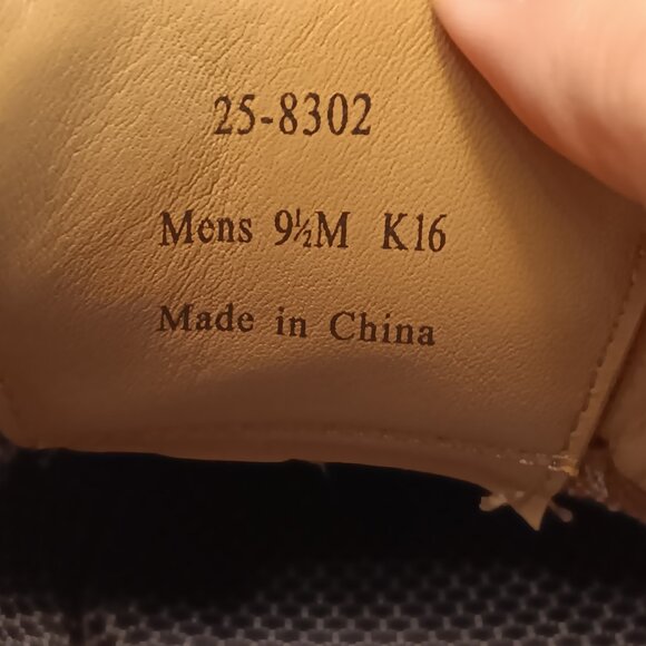 Johnston & Murphy men's 'McGuffey' Plain Toe memory foam derby shoes sz 9.5 M - Picture 16 of 16